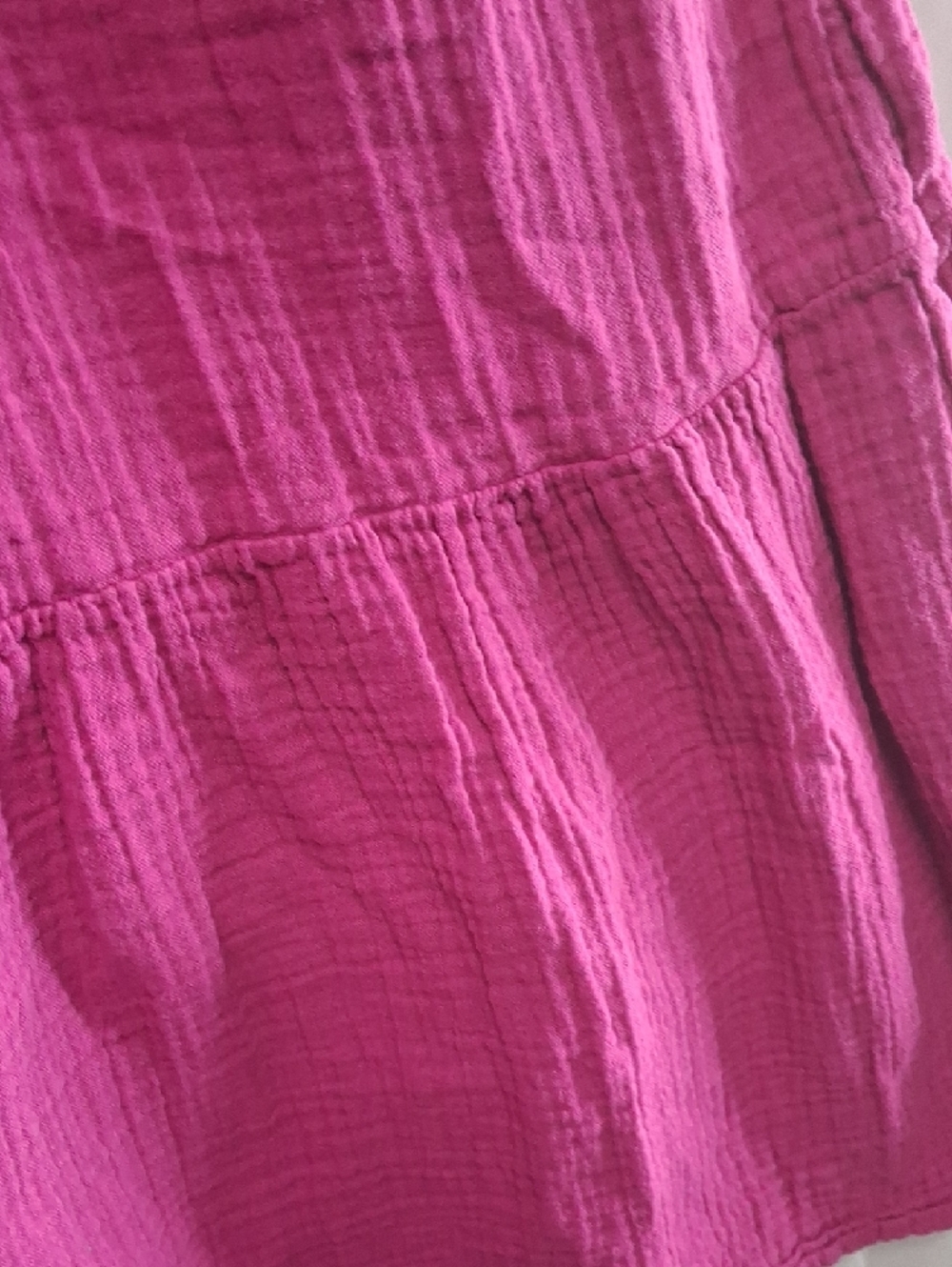 Sonoma Fuchsia Button-Front Midi Dress - Picture 5 of 9